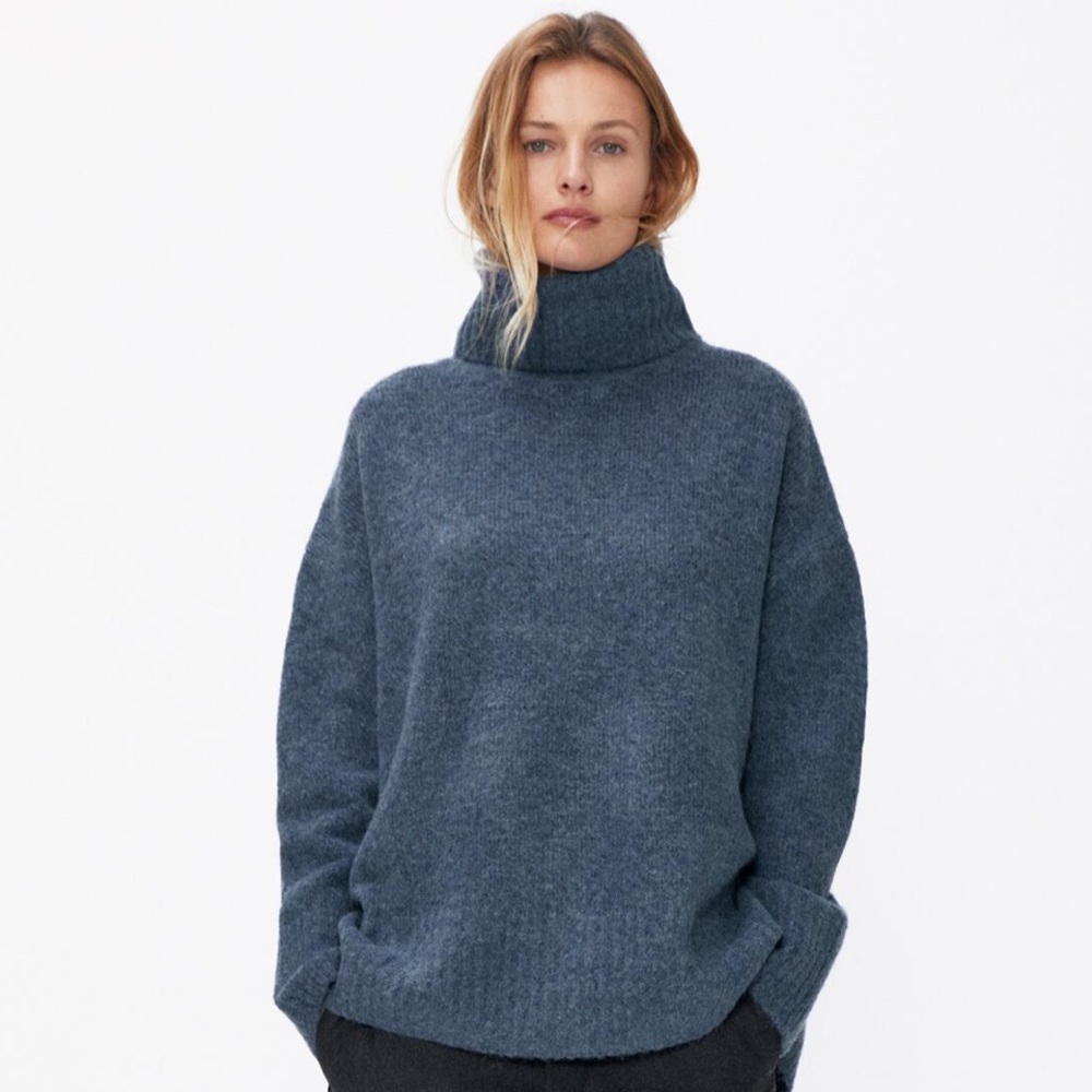 Zara High Collar Neck Sweater